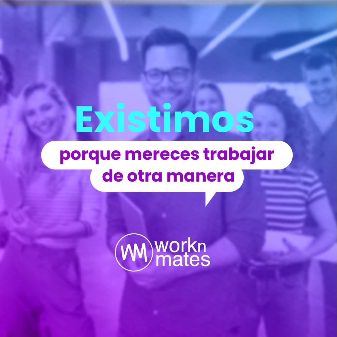 Con WorknMates creas lazos que fortalecen tu trabajo.
Bien sea un modelo híbrido o remoto, mereces el espacio ideal para trabajar y disfrutar tus días laborales con tus colegas. Visita hoy worknmates.com