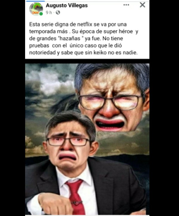 OthonielCarril1's tweet photo. Todos aseveran.!! Fue la #vedette de Odebrecht y de la MafiaCaviar.
Pantomima, malcriades y soberbia, símil a la de un niño #Berrinchudo por que no le dan gusto y llora.
Así, el OTRORA engreido de alias el #Lagarto @MartinVizcarraC, pero aún NO termina de corregir la acusación ⬇️ https://t.co/5zovvGHiFW