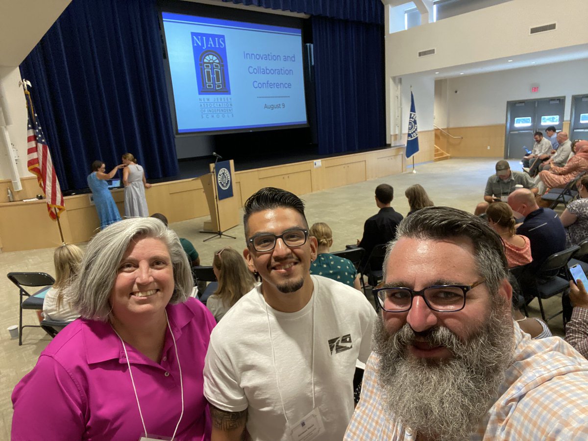 The Tech Team is ready to dive in to sessions at the #NJAIS Innovation & Collaboration Conference this week #PASHSummerStories @NJAISnews @MayorMayerPASH @raytshay