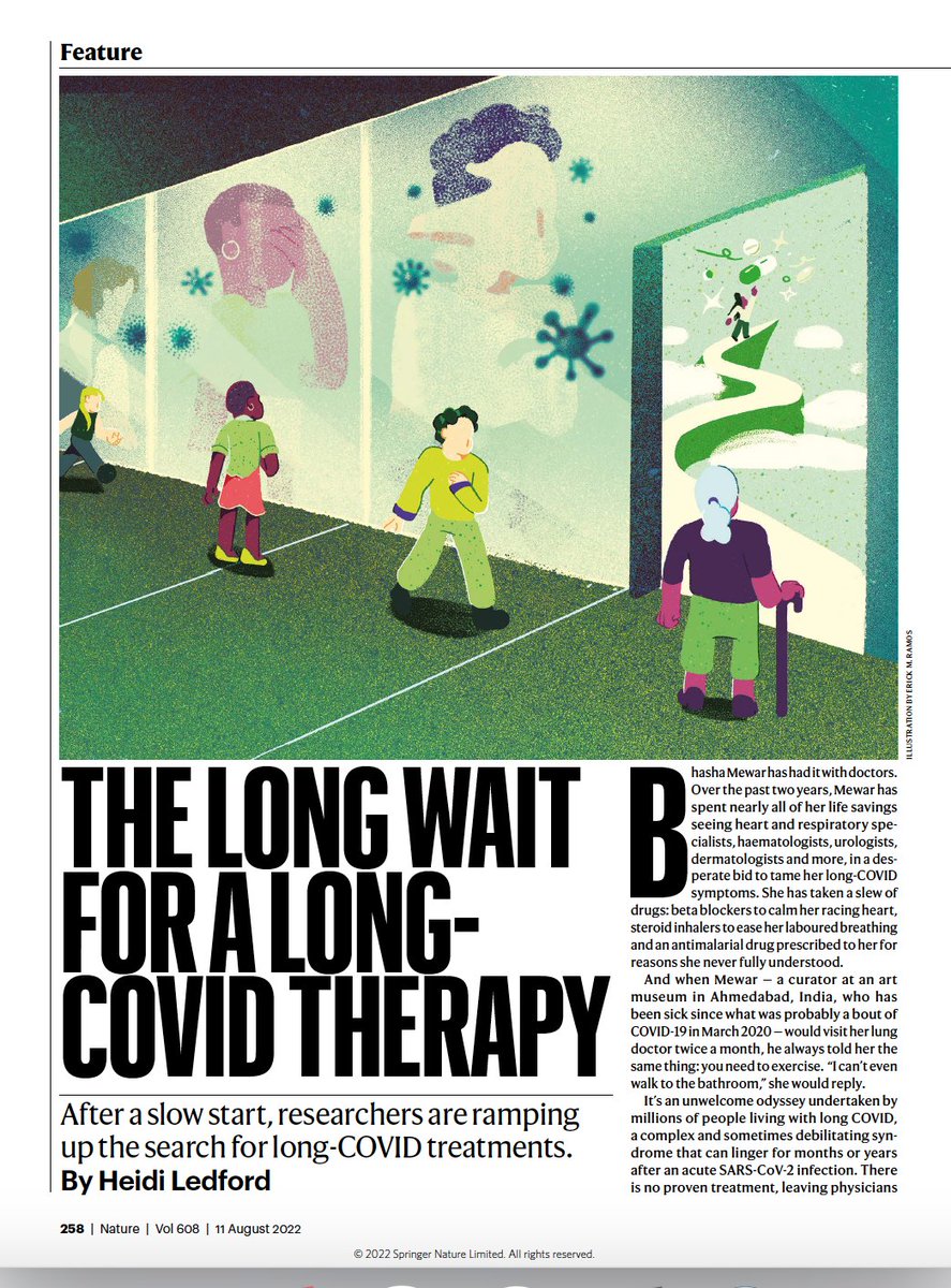 EricTopol's tweet image. We have no proven therapy yet for #LongCovid. But there are more than 25 randomized trials in progress, at various stages. An outstanding feature @Nature by @heidiledford 
nature.com/articles/d4158…
