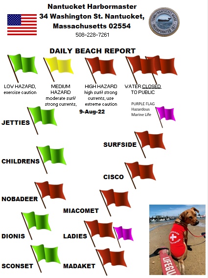ackharbormaster's tweet photo. The beaches are open! Please leave all pool toys, paddle boards and kayaks home due to gusty winds.
#strongcurrent #strongwinds #SafetyFirst https://t.co/Pg2D0pusin