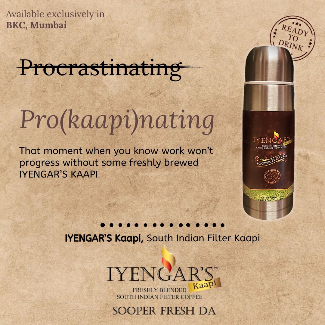 iyengarskaapi's tweet photo. Life begins after Kaapi!
Available at BKC, exclusively, order now!
https://t.co/AvmzyXYNiy
.
.
.
.
.
#iyengarskaapi #iyengarskaapiatBKC #kaapiatBKC #kaapi #filterkaapi #kaapilovers #coffee #coffeelovers #filterkaapilovers https://t.co/dv5OYrvwem