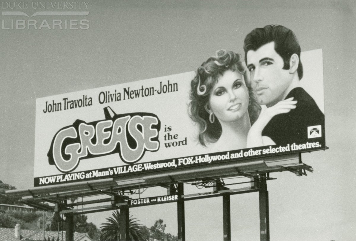 COMMBCA's tweet image. Classic billboard for the premiere of "Grease" in 1978 featuring the legendary Olivia Newton-John. ❤️ 

onjcancercentre.org
@ONJCancerCentre
