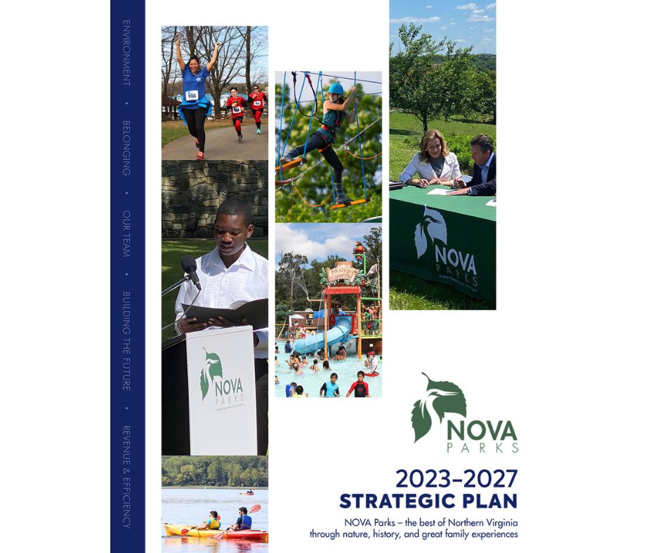 Many thanks for providing input to help guide the future of NOVA Parks! Feedback was incorporated and the final 5-year Strategic Plan is now available at ow.ly/Zs2A50KfVhI.

#strategicplan #novaparks #lookingforward