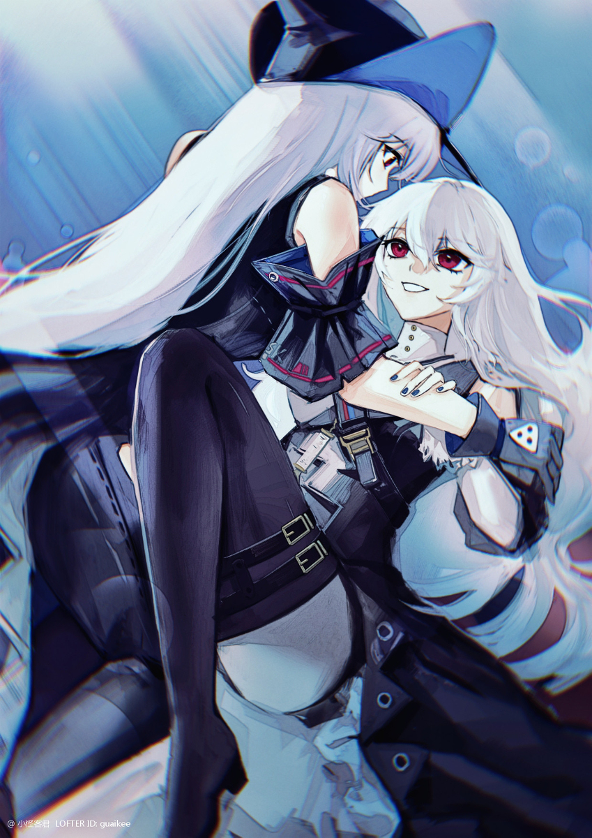 Guaikee's tweet photo. 幽灵鲨生日图 #明日方舟 #斯卡蒂 #幽灵鲨 #鲸鲨 https://t.co/Es0zFzJedw https://t.co/qJEhTjxKlh