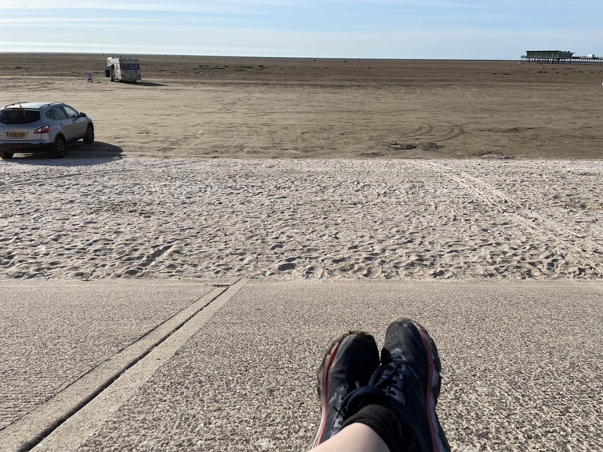 PCDACakes's tweet photo. Lots of sun but no sea…it���s 1.5 miles out & Ive already walked 14,000 steps today 😱🤣 #sunshine #sand #beach #nosea https://t.co/Lu7pIeCUma