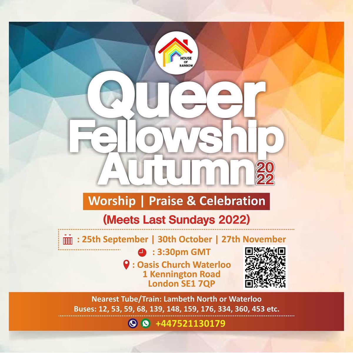 HouseOfRainbow's tweet photo. Such happiness to collaborate with @oasiswaterloo, come see us at @ukblackpride on the 14th August with @livingfree_uk #Christiansatpride #RegenerationProject #MCCNL https://t.co/OhM1CQhycw