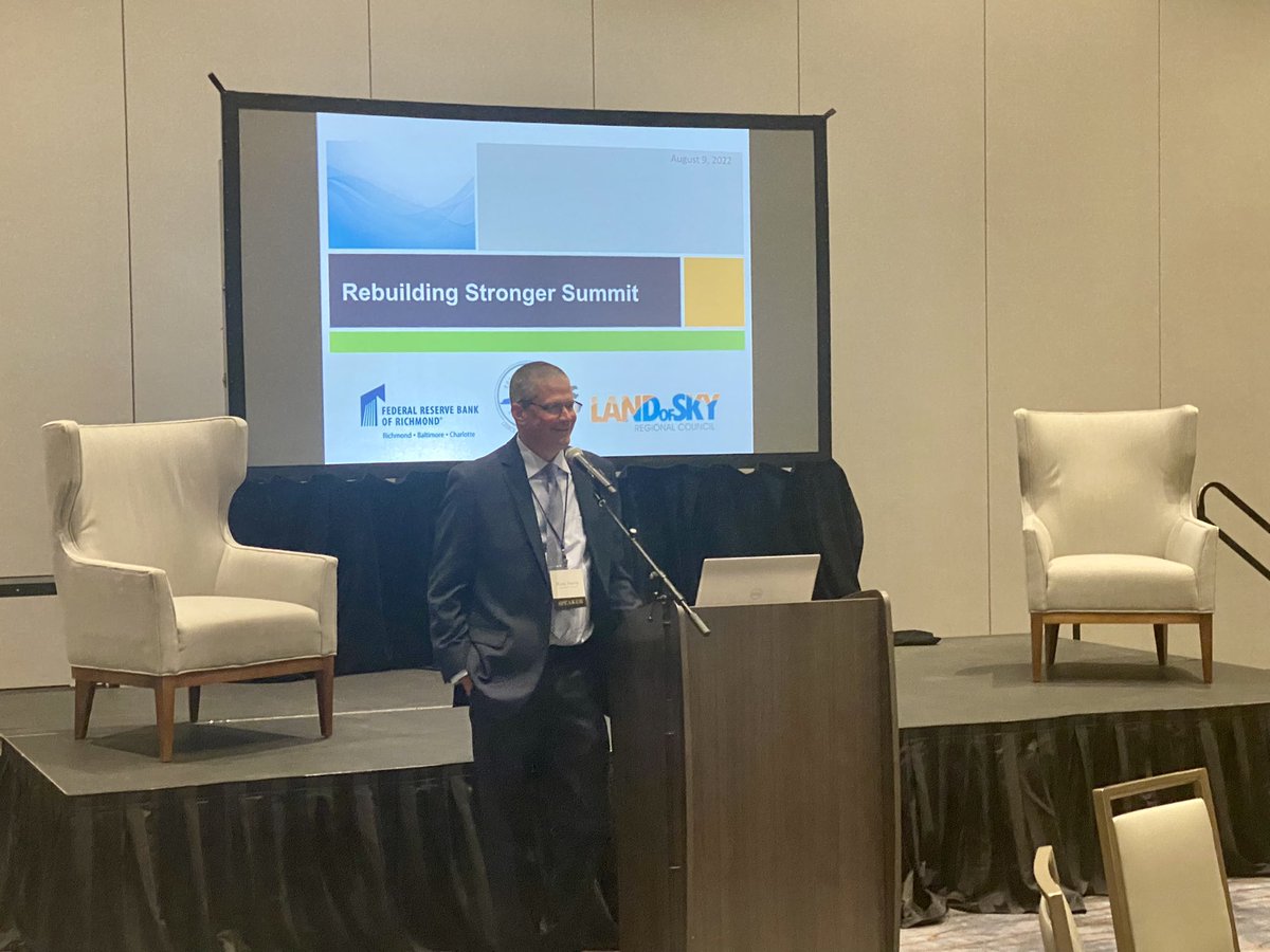 LandofSkyRC's tweet image. Eastern Band of Cherokee Indians Chief Richard Sneed opens the 2022 WNC Rebounding Stronger Summit along with @Russ_Harris74 @swc_cog. We appreciate @RichmondFed @MattEcon &amp;amp; Southwestern Commission for hosting this summit with Land of Sky Regional Council.