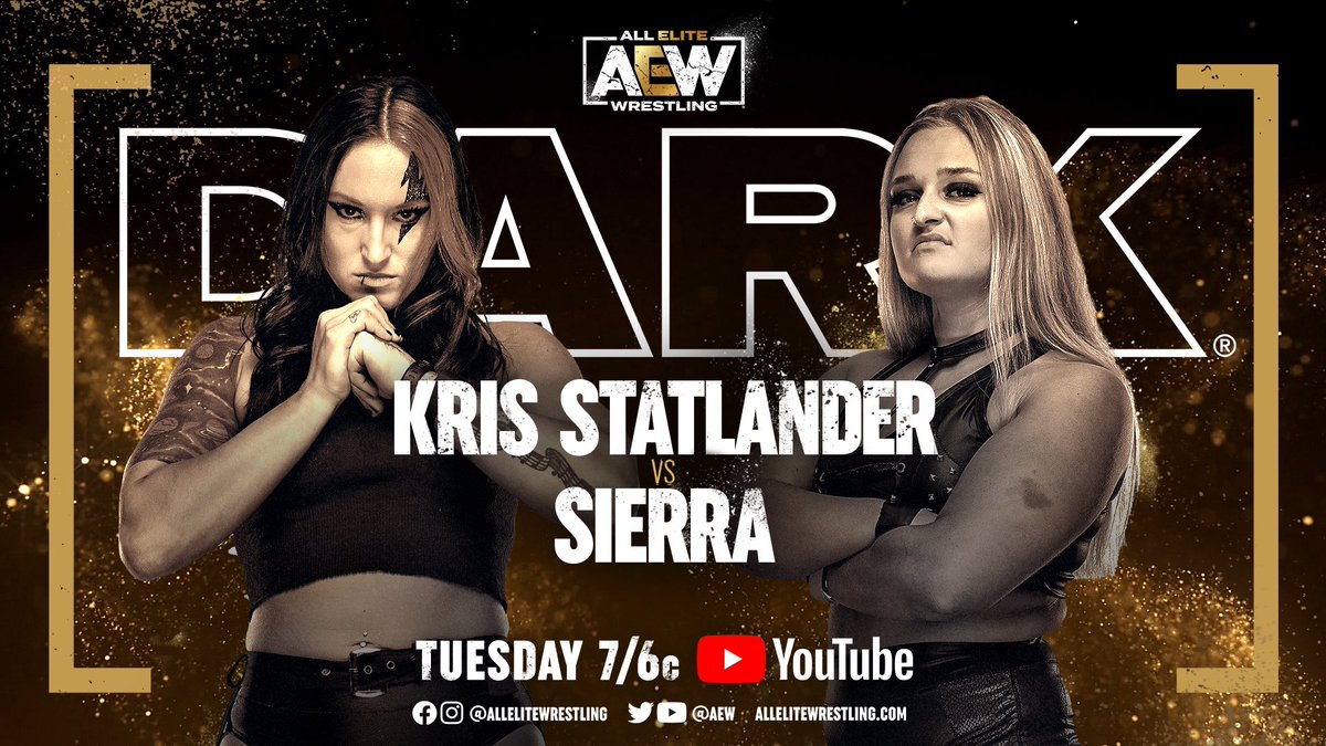 Oh hi 👋 @AEW #Dark TONIGHT 7/6c YouTube.com/AEW