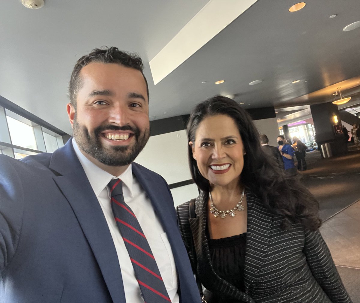 LupitaSCornejo's tweet photo. Exciting day in LA as 1000s of business, civic &amp; @LASchools leaders joined @LAUSDSup at his 1st Annual Opening of Schools Address #IBelieveInLAUSD 
#LifeatATT #ATTImpact @ATTPolicyCA @ATT 

In the AM, I joined middle school orientation for my scholars #WeareReady #LAUSDParent 🙋🏻‍♀️ https://t.co/9JGPiq3hUS