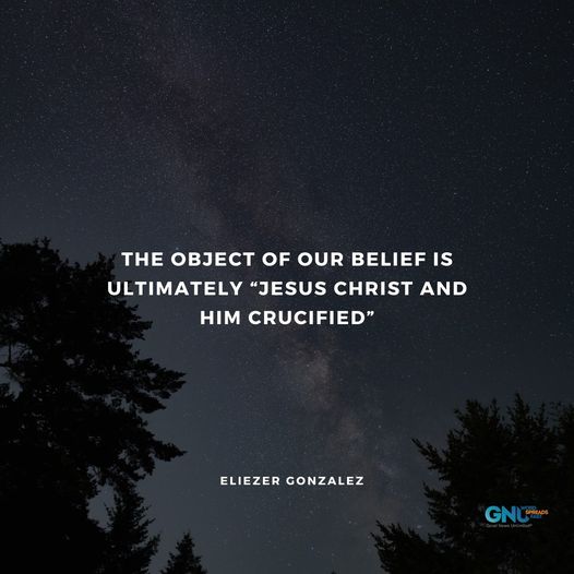 GoodNewsUnlimit's tweet photo. Think carefully about what is the actual object of your own belief. Is it a doctrinal system? Is it an idea of God as defined by a particular church? Or is it Christ himself? https://t.co/RqWtFREq5T