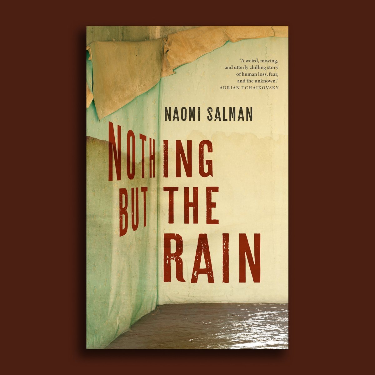 Tordotcom Publishing (@tordotcompub) on Twitter photo COVER REVEAL for Nothing But The Rain by Naomi Salman!
The rain in Aloisville is never-ending, and no one in town can remember when it started. With every drop that falls on skin, a memory is washed away.
Design by <a href="/CFoltzer/">Christine Foltzer The 7th</a> COVER REVEAL for Nothing But The Rain by Naomi Salman!
The rain in Aloisville is never-ending, and no one in town can remember when it started. With every drop that falls on skin, a memory is washed away.
Design by <a href="/CFoltzer/">Christine Foltzer The 7th</a>