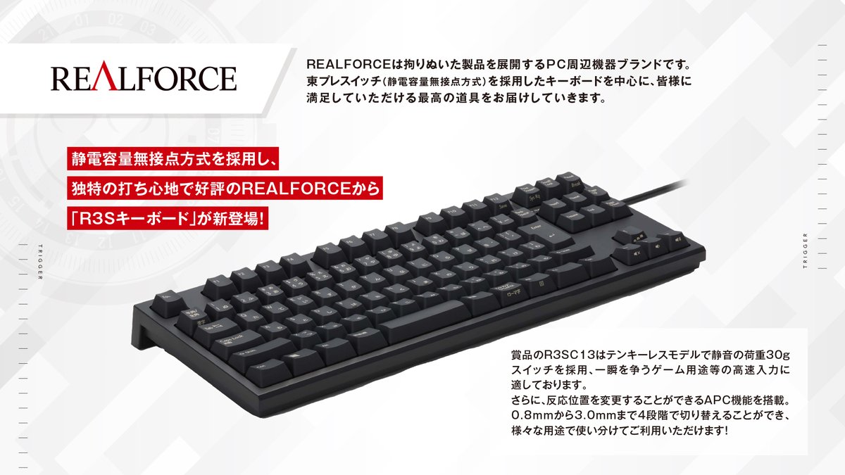 感謝価格】 REALFORCE リアルフォース 東プレ R3S キーボード R3SC13