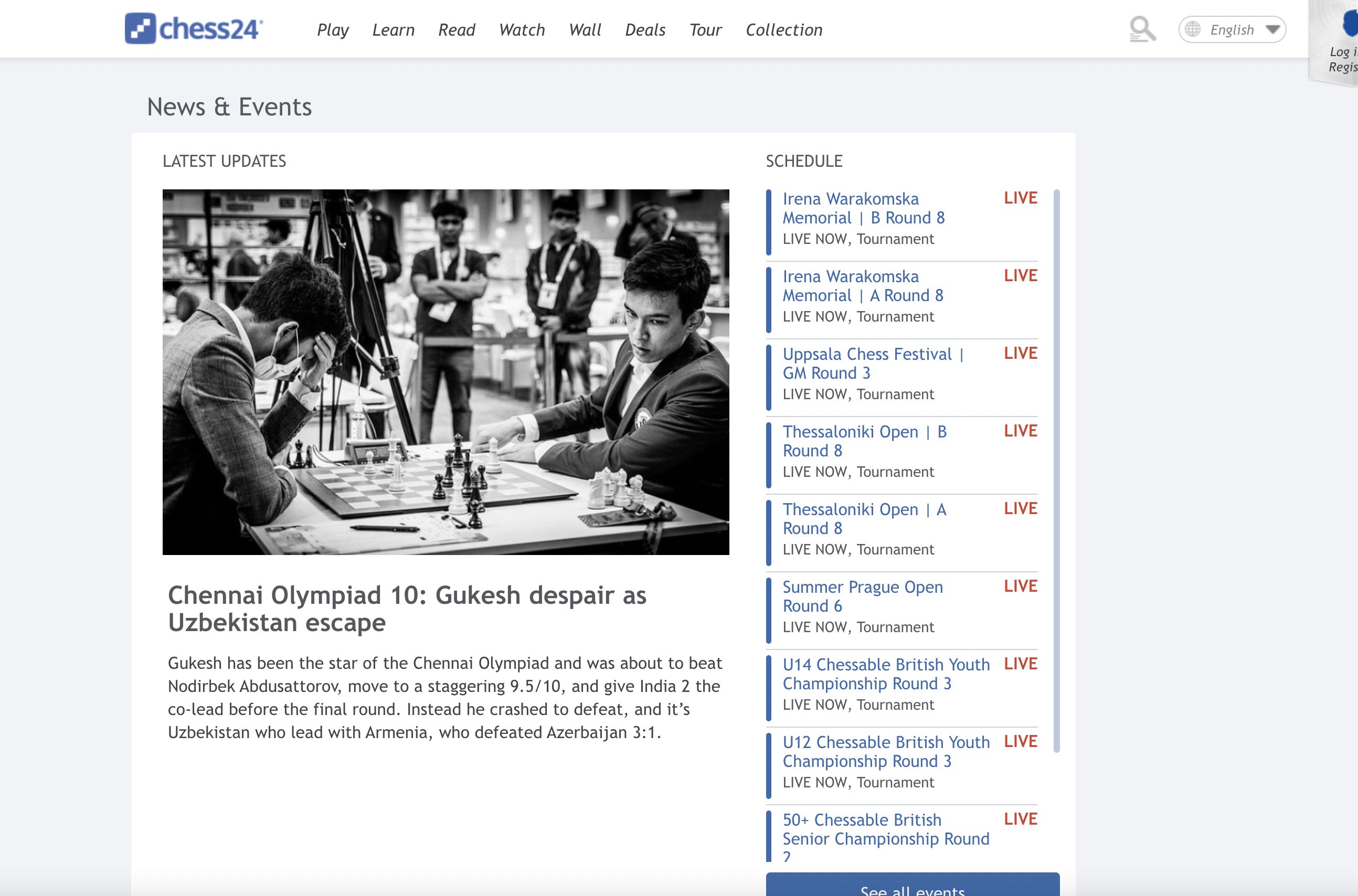 Chennai Olympiad 10: Gukesh despair as Uzbekistan escape