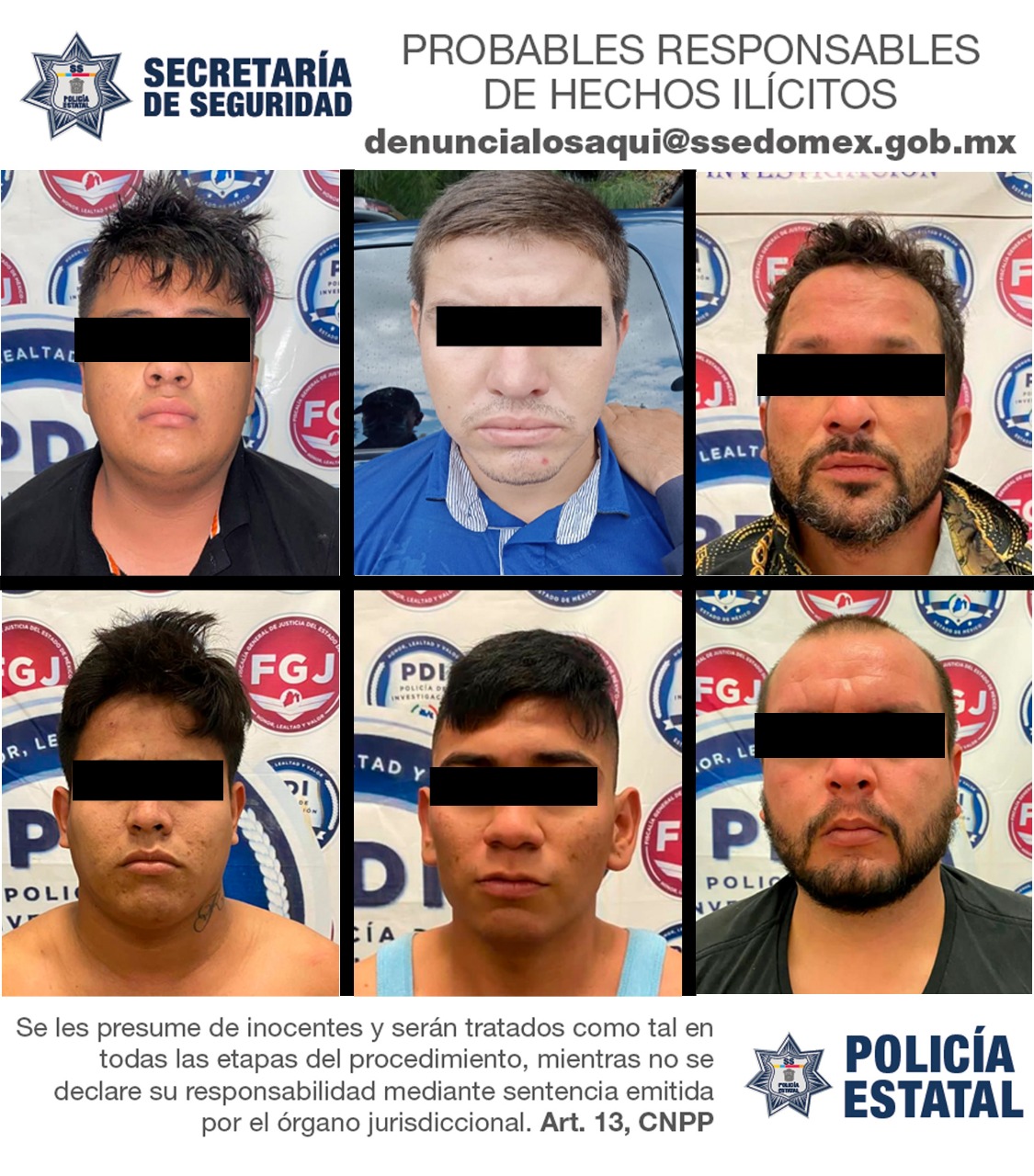 Detienen a 6 presuntos integrantes del CJNG