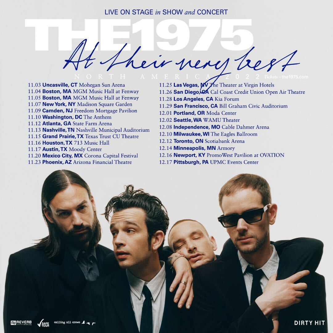 The 1975 on Twitter "New dates added in Boston & Minneapolis Get