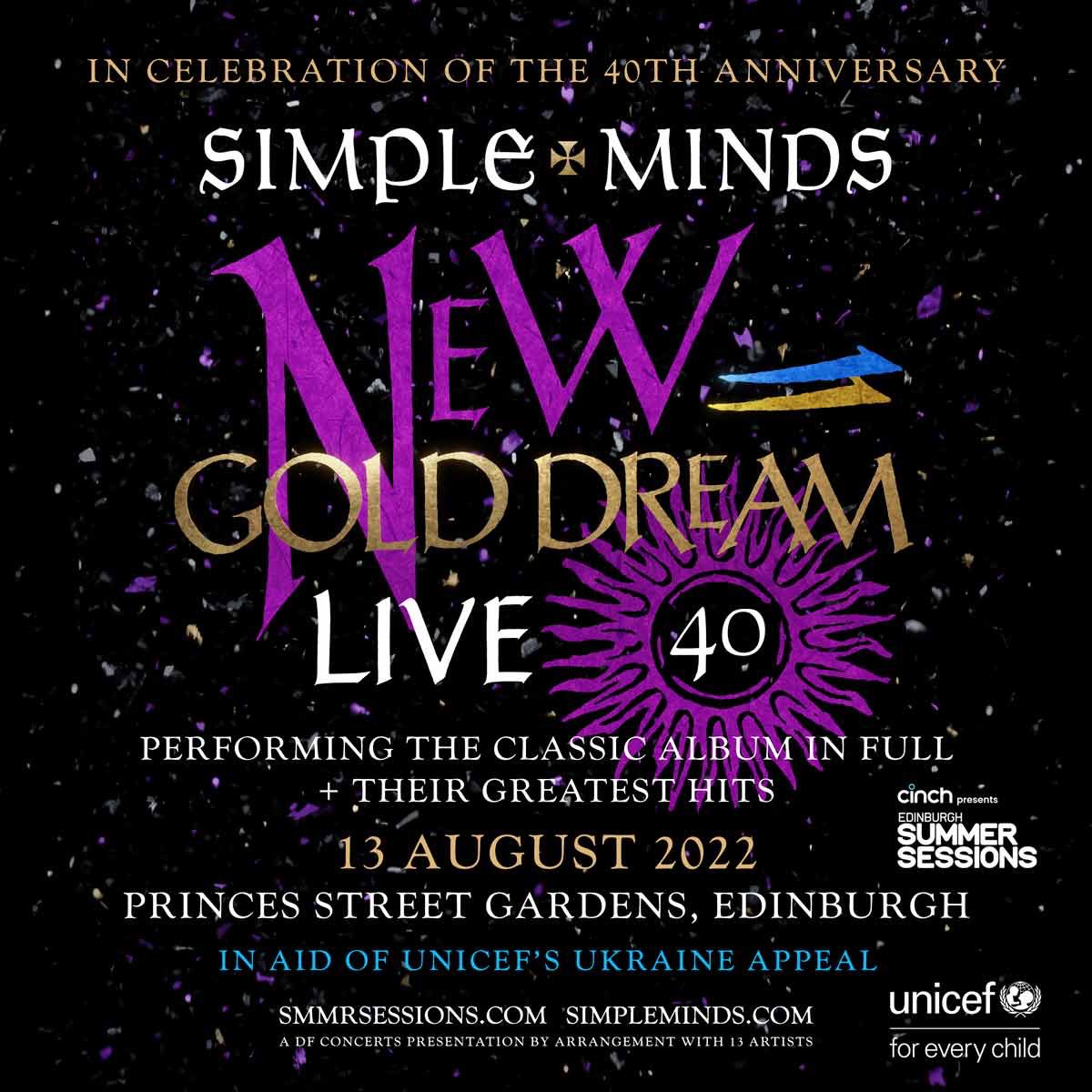 TLGRoy's tweet photo. 4 days to this one-off.  Seen @simplemindscom many times, but think this is going to be special. https://t.co/F51pfWkb1j