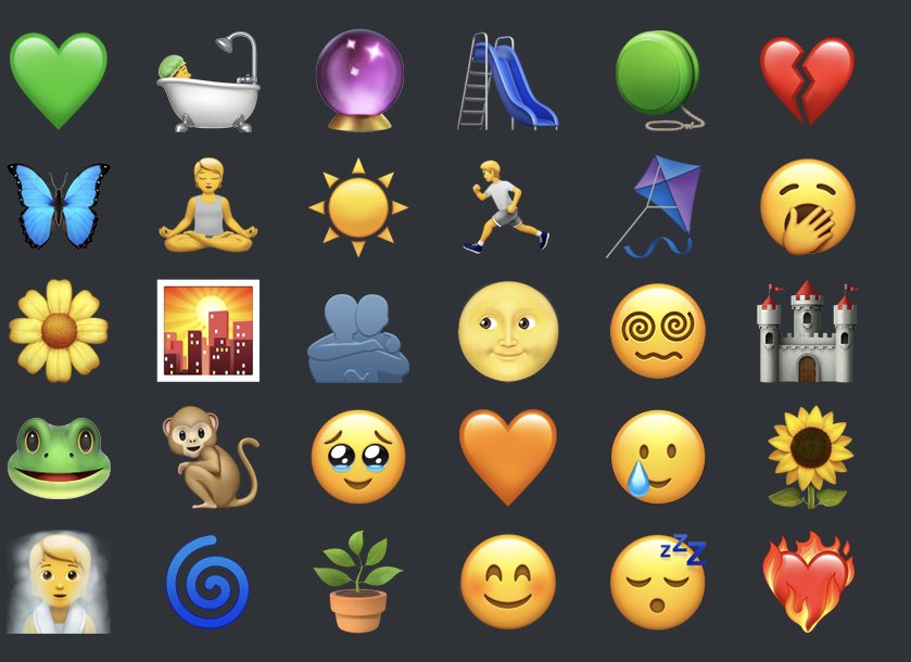 no new art till September so here r my frequently used emojis