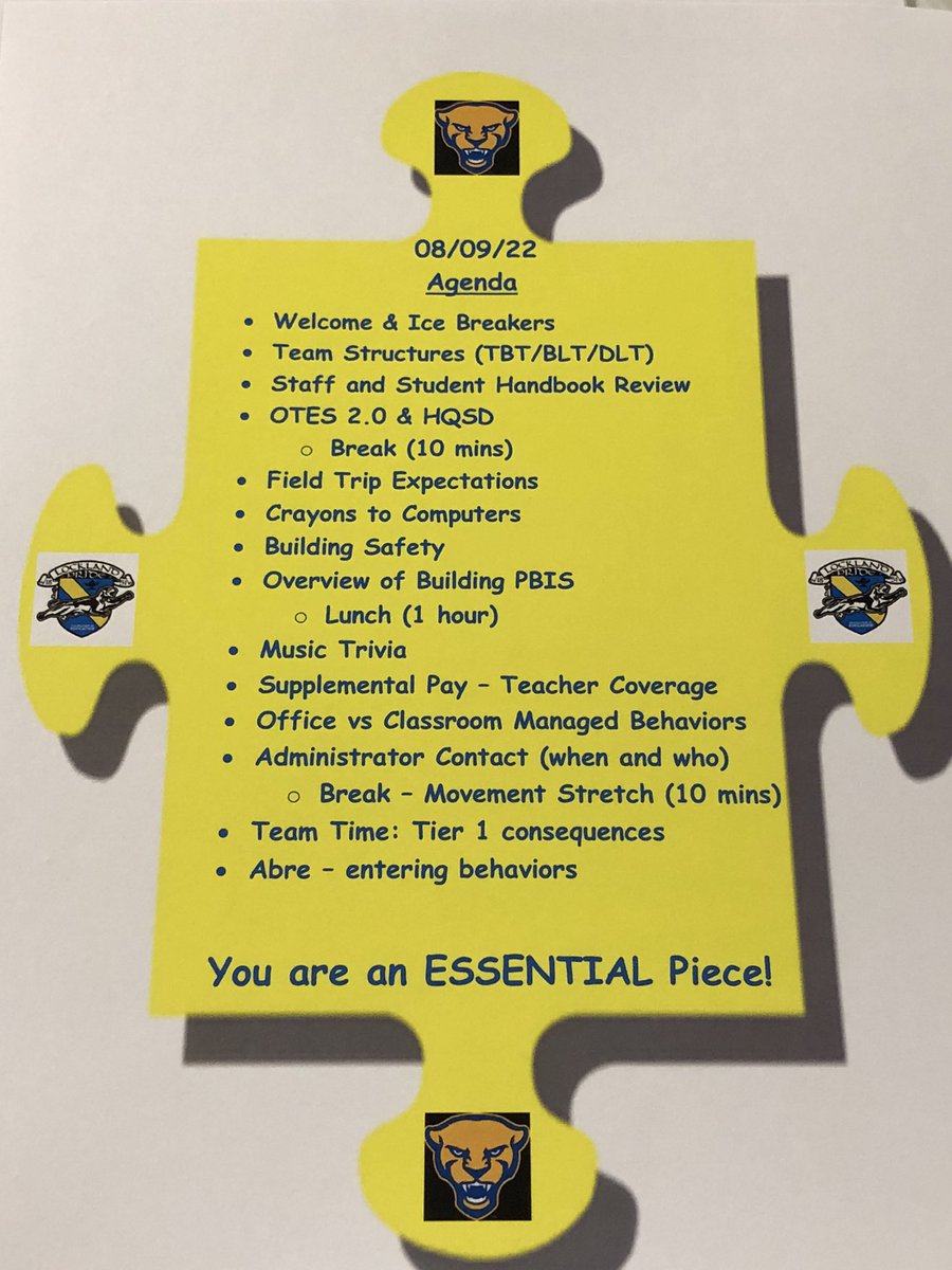 LocklandLocal's tweet photo. Our admin team and teachers are digging into the details of the work today in preparation for the 2022-2023 SY! #PantherPride #EquipEngageMotivate #HabituallyHopeful @lenampatton @JonDPayneCMAA @KRenee1908 https://t.co/jI2voSWlCC