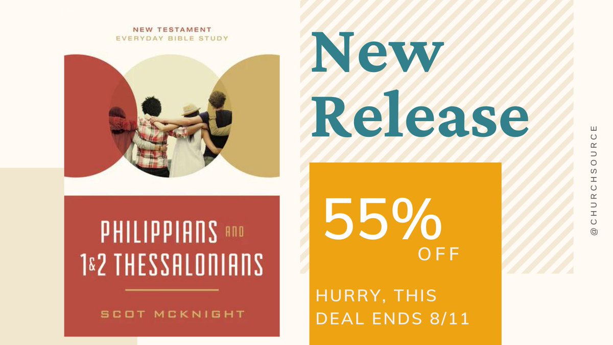 Church Source (@churchsource) on Twitter photo New Release Tuesday! 🎉 Today through 8/11 <a href="/scotmcknight/">Scot McKnight</a> 's new Bible Study is 55% off! Shop here >>> bit.ly/3BEXhW6 New Release Tuesday! 🎉 Today through 8/11 <a href="/scotmcknight/">Scot McKnight</a> 's new Bible Study is 55% off! Shop here >>> bit.ly/3BEXhW6