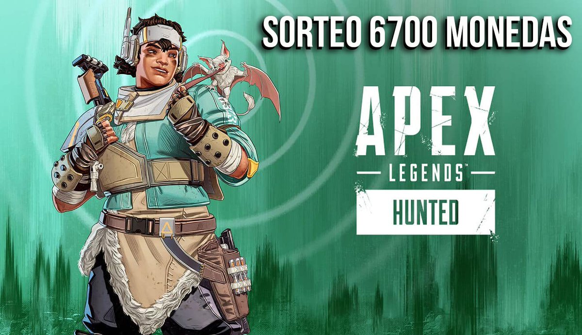 ¡SORTEAZO junto a <a href="/EA_Espana/">EA Spain</a> de APEX LEGENDS! 

Para disfrutar de la NUEVA TEMPORADA HUNTED de <a href="/PlayApex/">Apex Legends</a>

🎮 6700 Monedas para PS4 (sólo Europa)
💻 6700 Monedas para PC (Mundial)

Requisitos:

➡Seguir a <a href="/EA_Espana/">EA Spain</a>
🔄Retweet
👥Menciona 2 amigos
📢Comenta tu plataforma