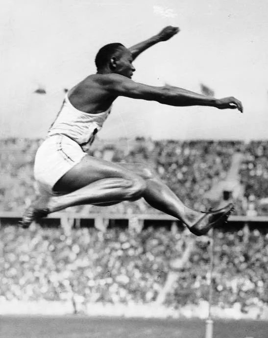 NESA_OSU's tweet photo. #OnThisDay OSU grad Jesse Owens shattered numerous Olympic records at the 1936 Berlin Olympics. A humanitarian as well, Owens was a consistent opponent of persecution and bigotry, regardless of its origin. https://t.co/kH8OEHgC9Y