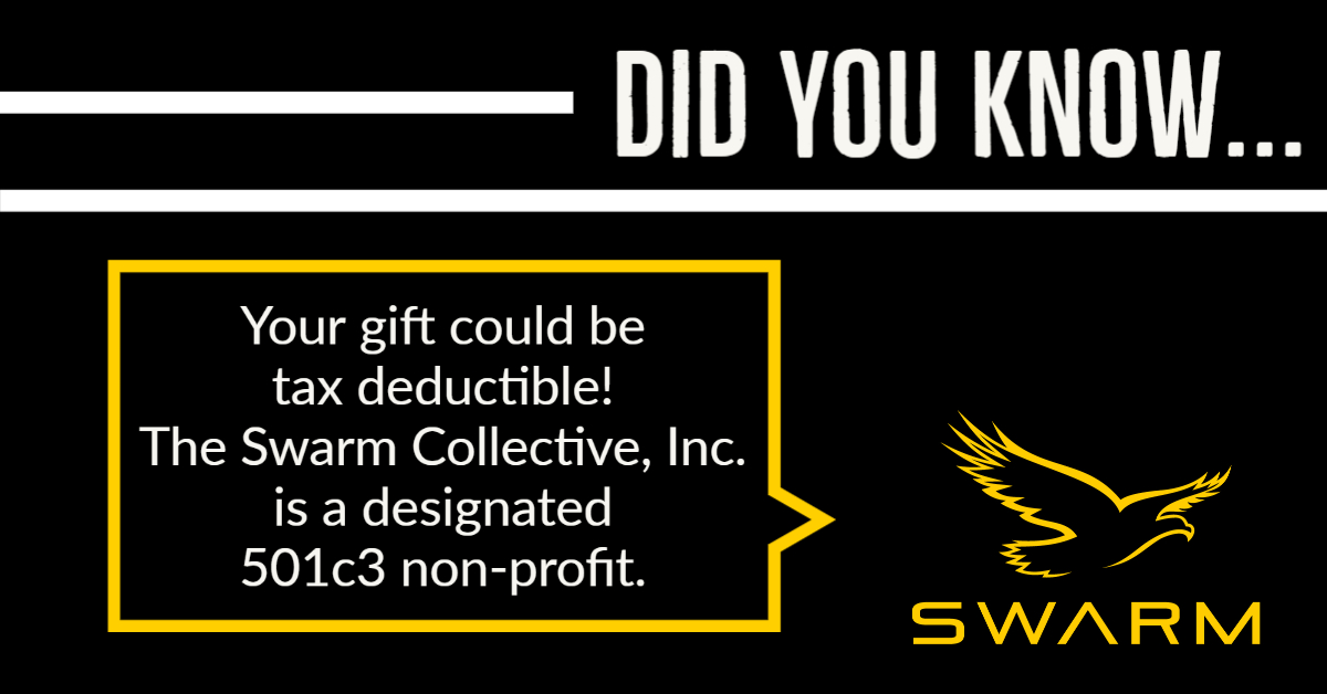 Did you know...we are a 501c3 and your gift could be tax deductible! 💡Learn more at iowaswarm.com