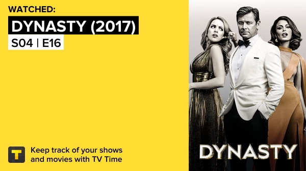_JESSlCA's tweet photo. I've just watched episode S04 | E16 of Dynasty (2017)! https://t.co/hXSAYzx54T #tvtime https://t.co/hM8fD1SHOE
