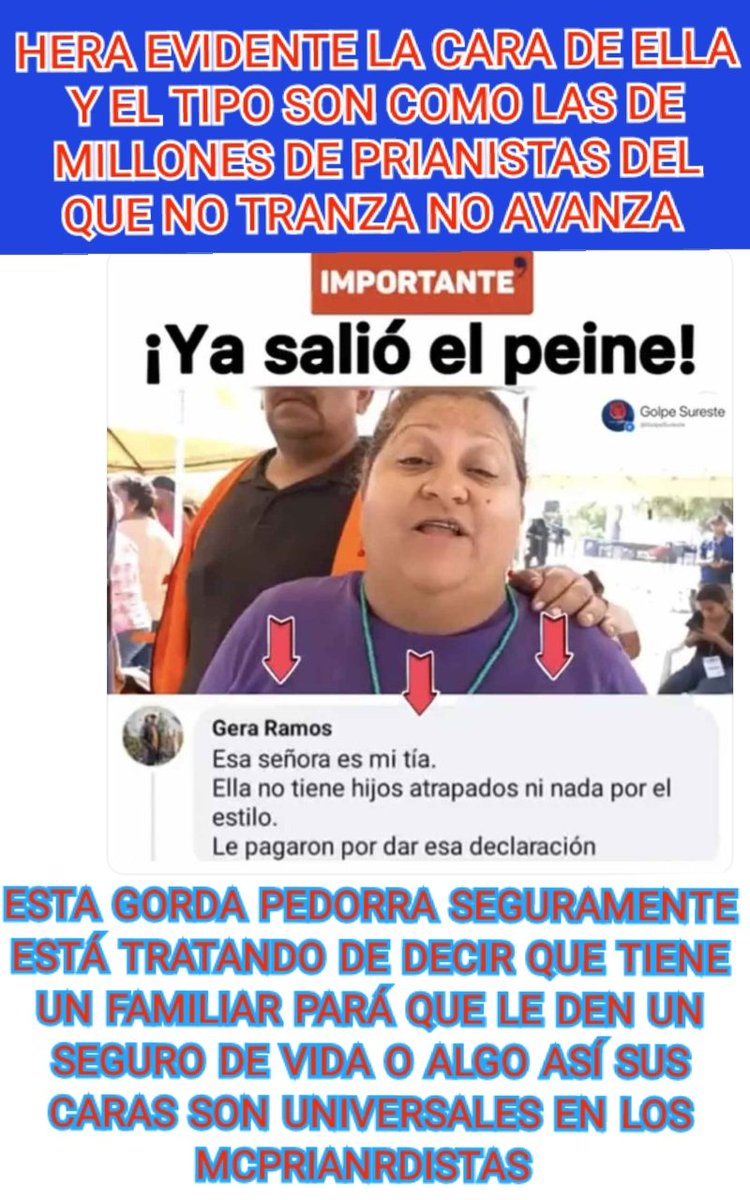 wicho_che's tweet photo. #MEGRADUE... ENCUANTO LA VI HABLAR ESCRIBÍ MI TWEET LA APTITUD ES MUY COMÚN EN LOS LÍDERES DE LAS COLONIAS POPULARES EL TIPO Y LA GORDA PARECIERA QUE LOS I EN MUCHAS JUNTAS DE VECINOS COMO PRI ISTAS NETA ME VOLVÍ EXPERTO CONOSCO MUY BIEN SU FORMA DE ACTUAR.. https://t.co/ZRGhyKkuoT