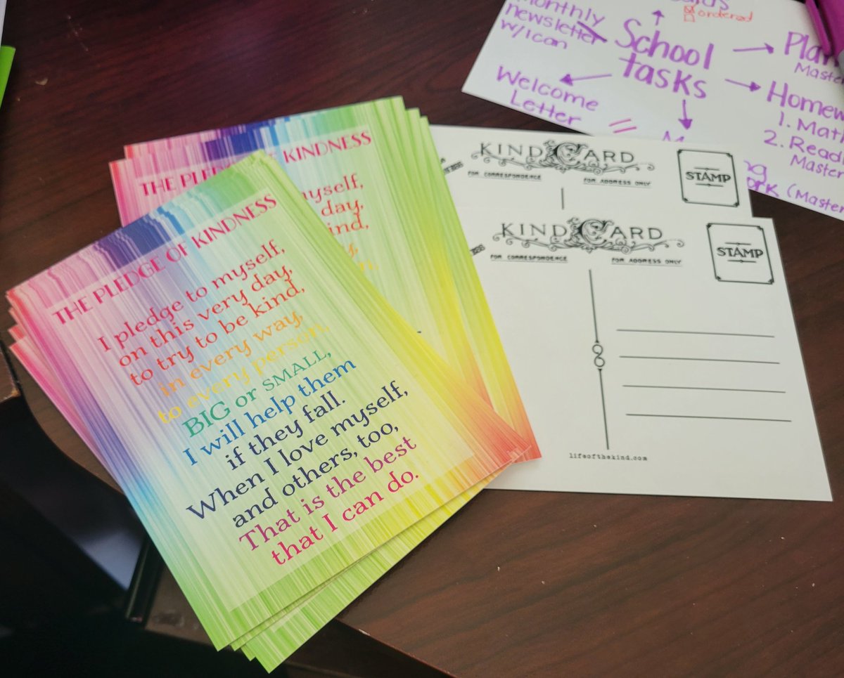 MrsGriffsColts's tweet photo. You know what this means 🥰🥰 Getting ready to send a little love and kindness their way. #almosttimeforschool #relationshipsmatter https://t.co/RgU8R99o4R