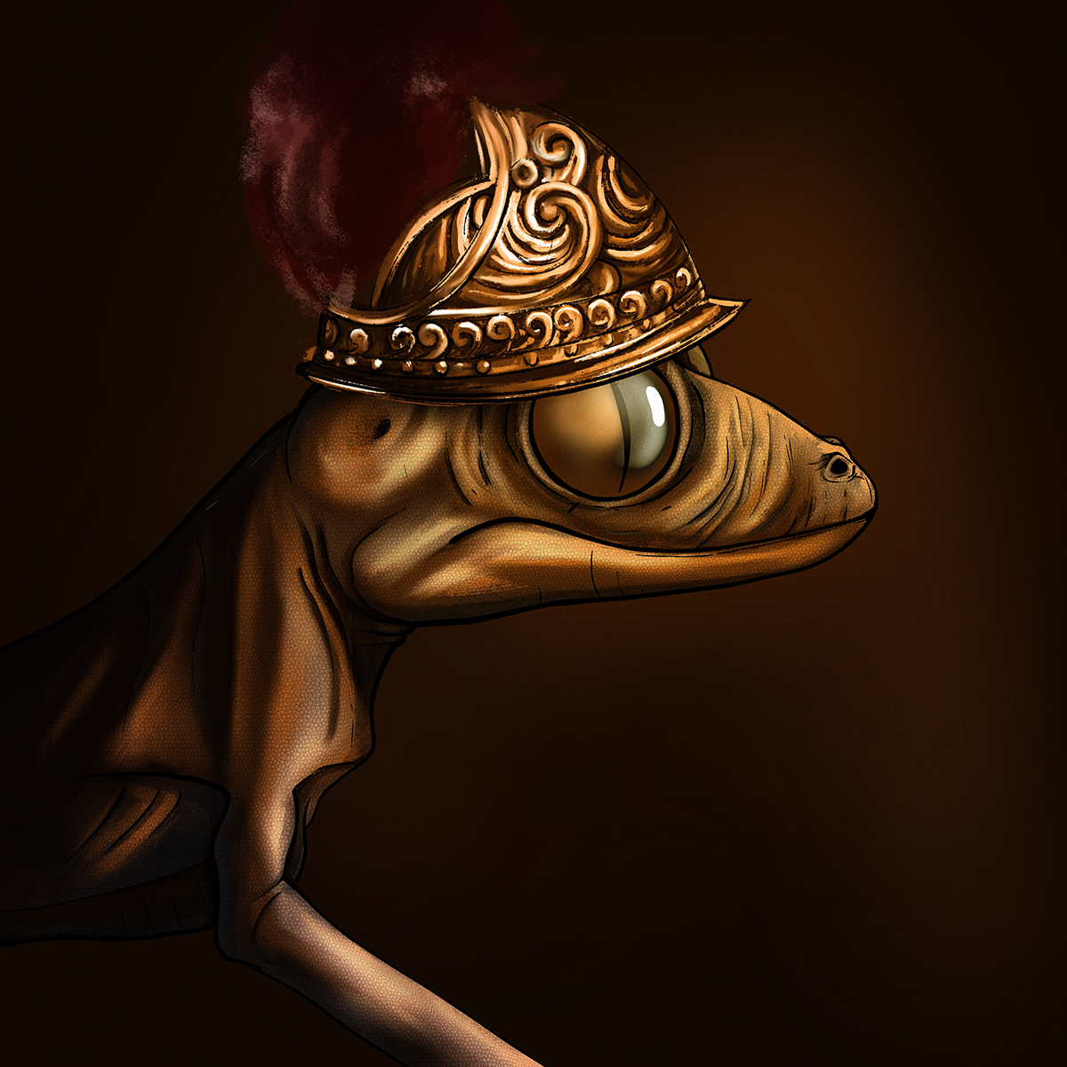 #Algofam You may not know that the last Rembrandt painting found was a Geko. 😌