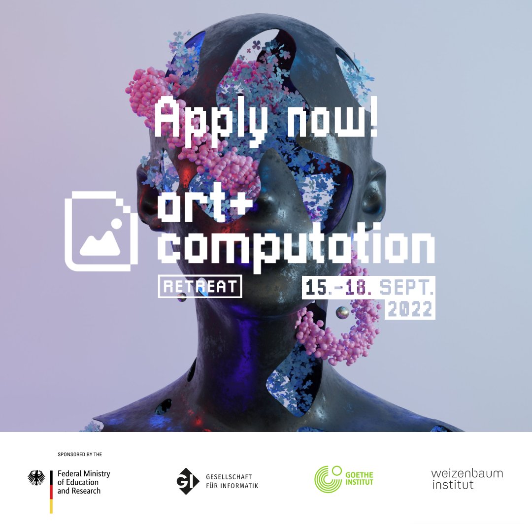 Artists wanted! Join the #artandcomputation retreat, a pre-event of the #KICamp23 ! The 2-day live-action role-play format brings together artists and scientists to prototype AI art and develop new approaches to science communication. Deadline: Aug. 14th. artandcomputation.com