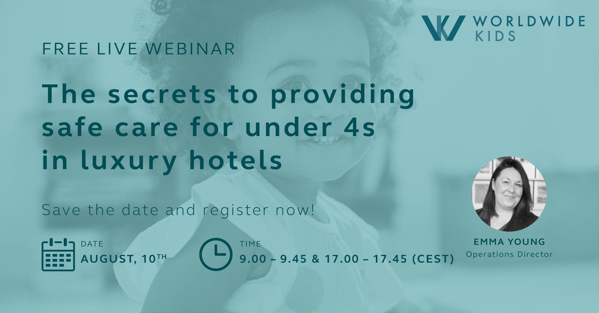 Don't miss our free live webinar tomorrow, 10th August! Join at 9am (CEST): bit.ly/3A97pW2 or at 5pm (CEST): bit.ly/3SzF1nb #WorldwideKids #webinar