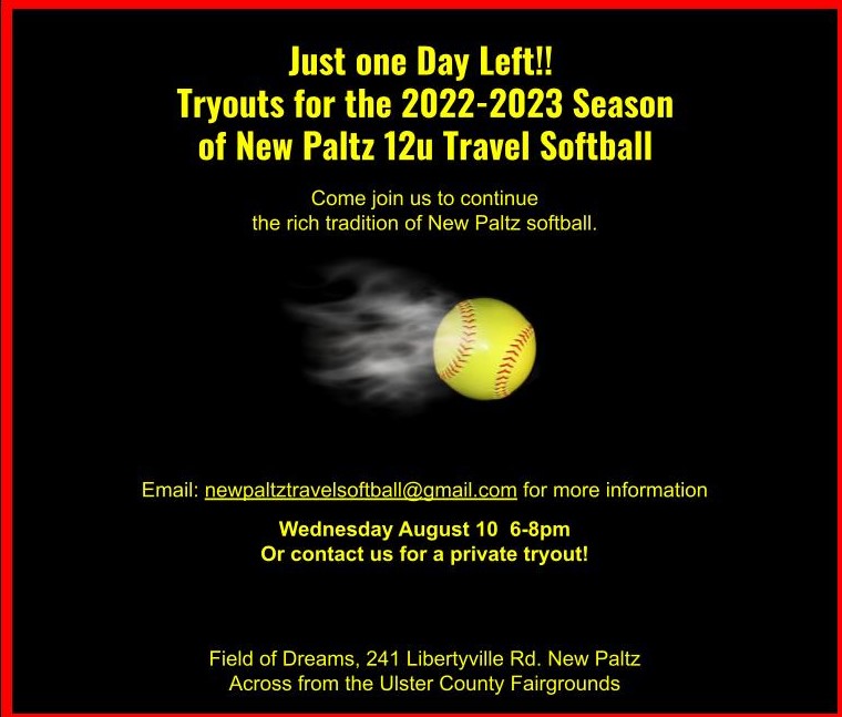 ColonelNP's tweet image. Final day of tryouts for New Paltz 12u Travel Softball coming tomorrow!

#newpaltz #travelsoftball #Hudsonvalley #softball
#npsocial