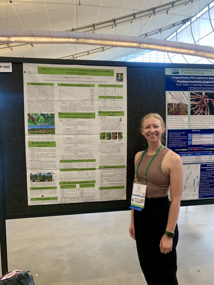 Catch me talking about catching spores at P-400 from 3:15-4PM today at #PlantHealth2022