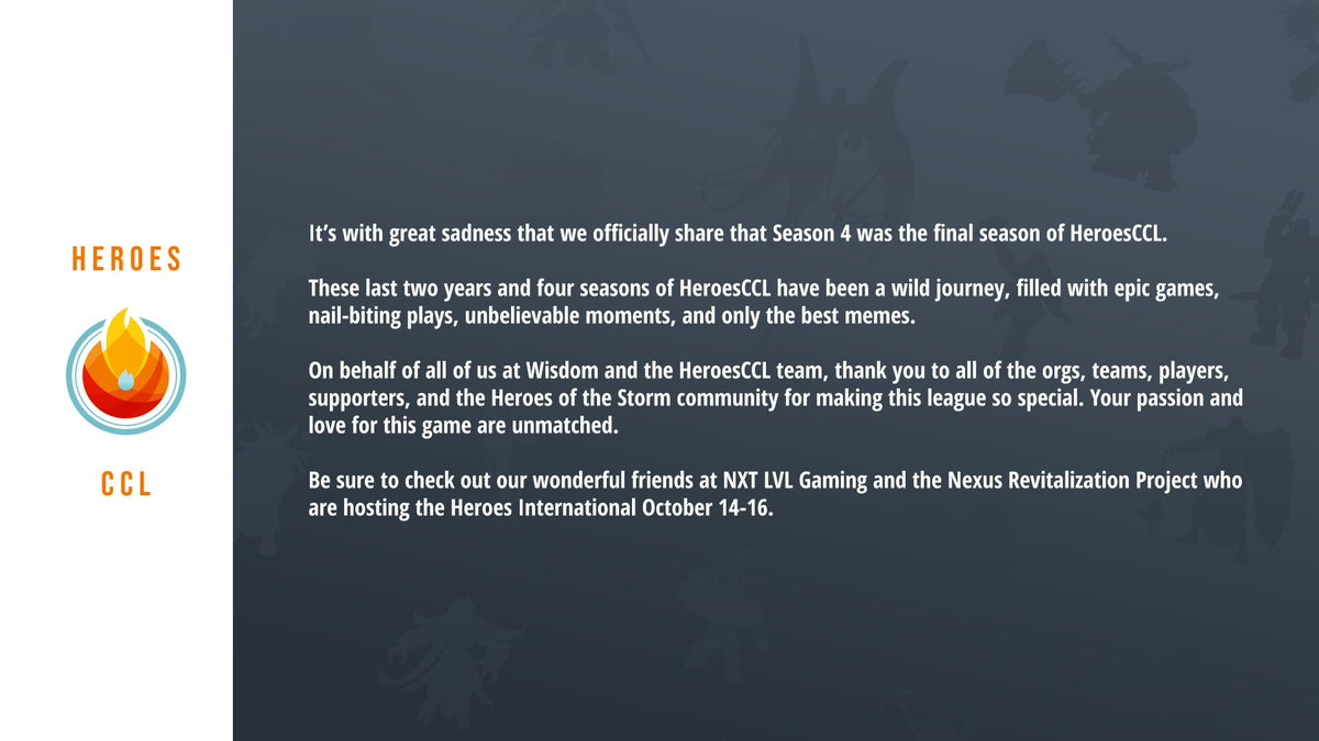 HeroesCCL by HeroesHearth tweet media