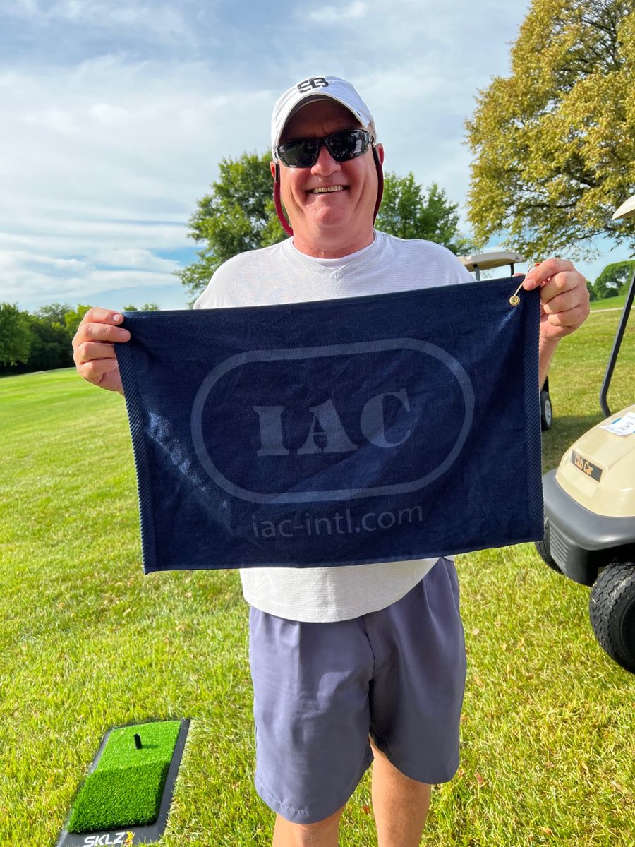 IAC Senior Marketing Specialist, Eric Pritchett, representing IAC at the recent Bill Mounkes Charity Golf Tournament raising funds for Children's Mercy Hospital in Kansas City! #iacintl #charity #golftournament #childrensmercy