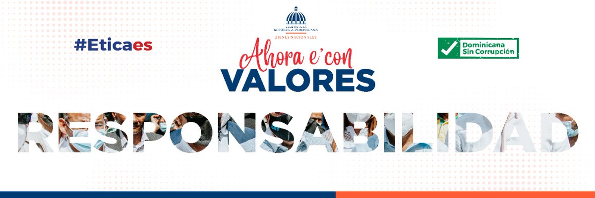 DGBNRDO's tweet photo. La #REPONSABILIDAD no necesita ser sometida a presiones, es la primera en dedicarse a su cometido en un 100%, pudiendo ir más allá de sus expectativas.
.
¡Estamos trabajando para ser algo más grande!
.
#DominicanaSinCorrupción #EticaEs
#EstamosCumpliendo
#BieneNacionalesRD
#CEARD https://t.co/c1K2TPNFzK