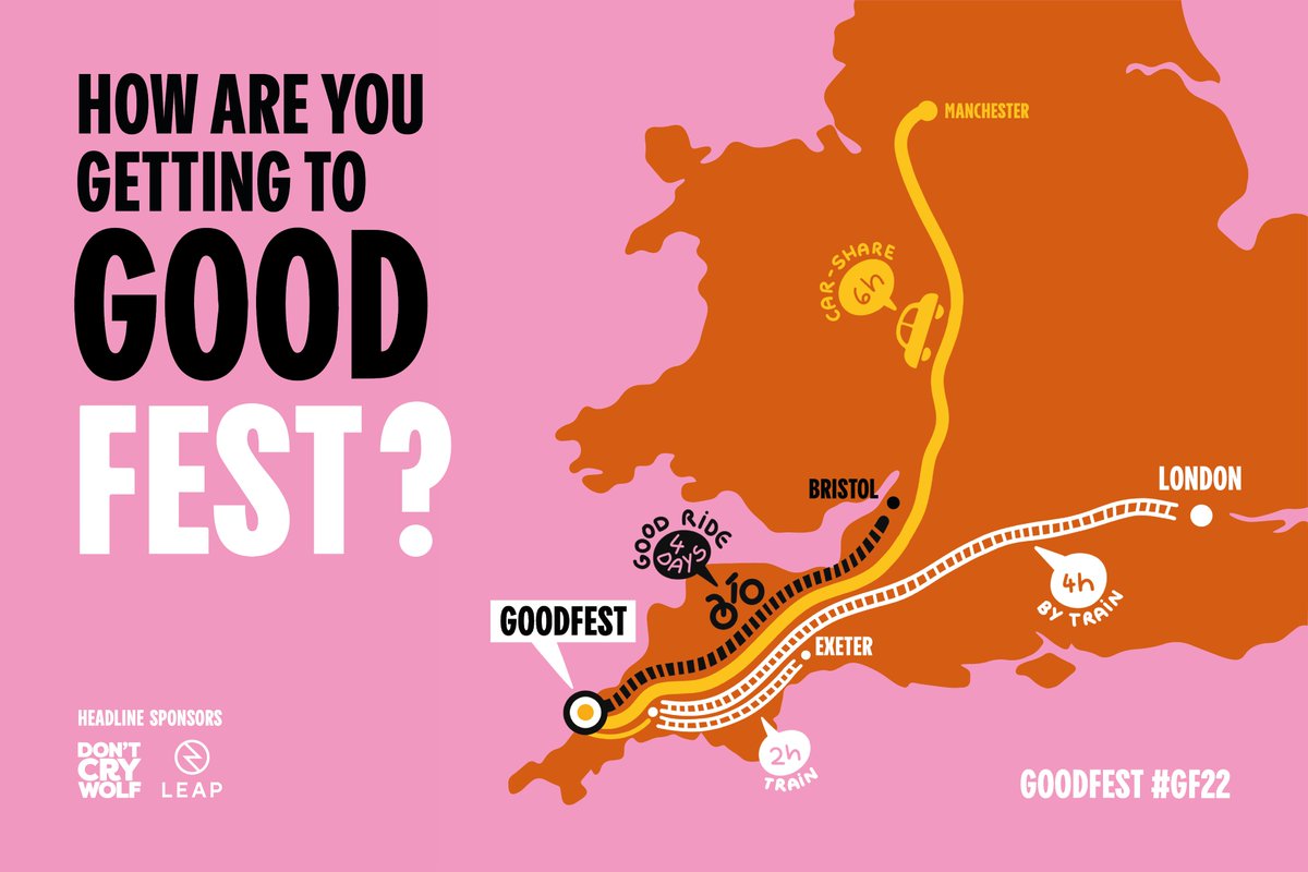 madebyleap's tweet image. If you love nature and the outdoors, sustainability, meeting fascinating new people, and want to get your creative juices flowing before @GoodFestivalUK , then this ride is for you! Good times, guaranteed.

Join The Good Ride (&amp;amp; get 15% off #GF22 tickets!)
leap.eco/2022/08/02/goo…