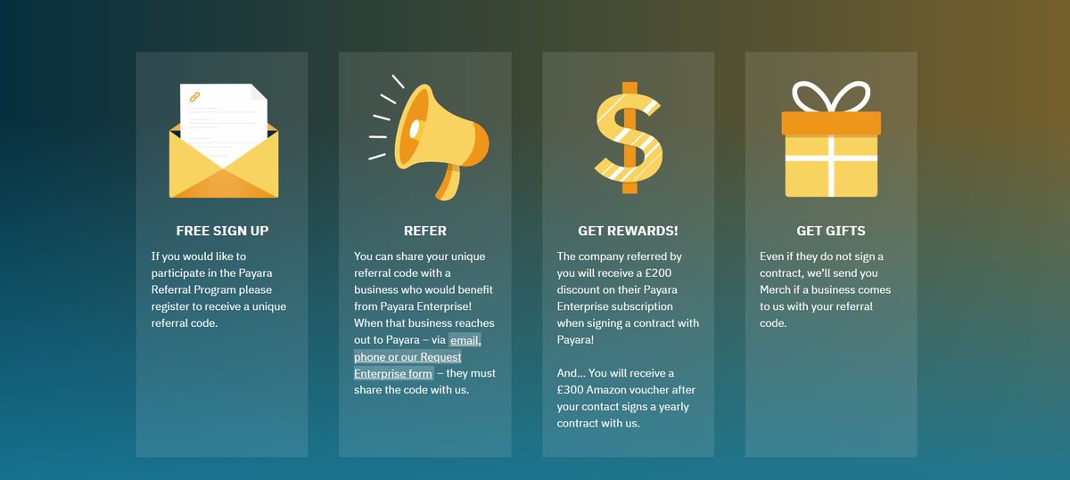 Payara_Fish's tweet image. Remember our Payara Referral Program!
Refer businesses to Payara Enterprise & win £300 per successful referral! Recommended for #Javaconsultants - increase your profits, save clients money & spread the word about a great @JakartaEE server:
hubs.ly/Q01jzd4c0 #Javaconsultant