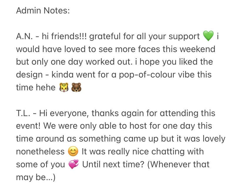 antlevents's tweet photo. post-event thanks and thoughts from the admins ✨

TLDR: we are grateful to everyone who attended 💚 you guys are our motivation 🥰

#nctbffdayTO https://t.co/Ctb4SyUyvL