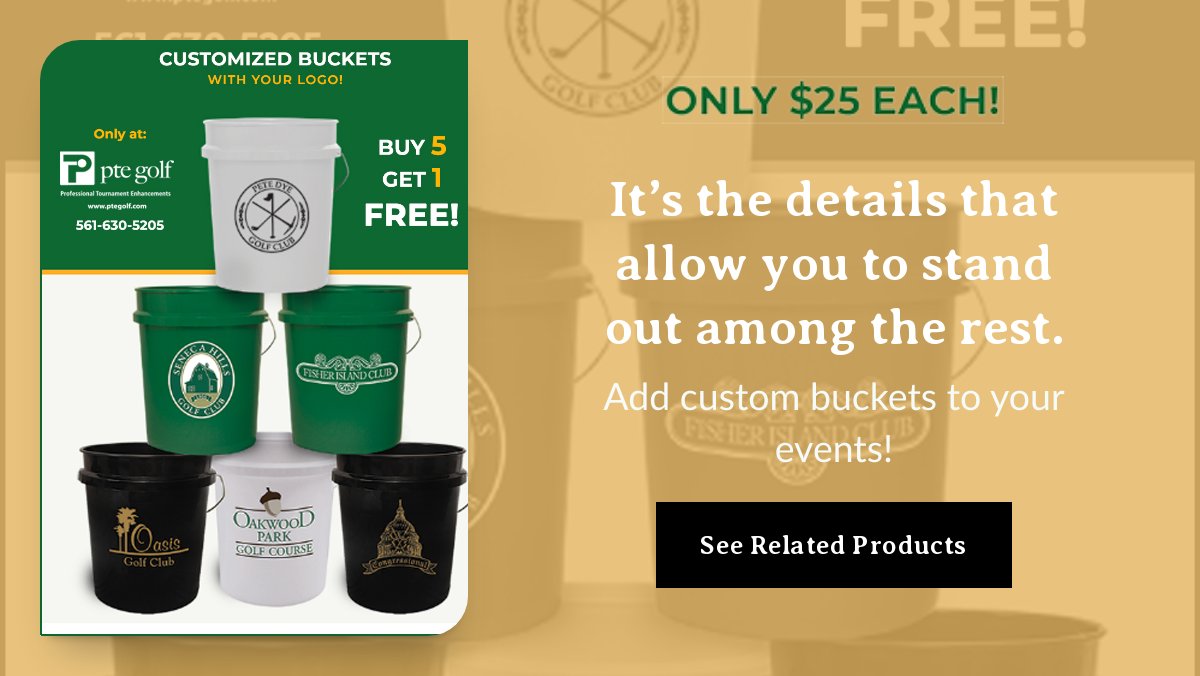ptegolf's tweet photo. Personalized Logo Buckets - Buy 5 get 1 Free - https://t.co/Lkh8okIX4v https://t.co/HBDAO3arhK