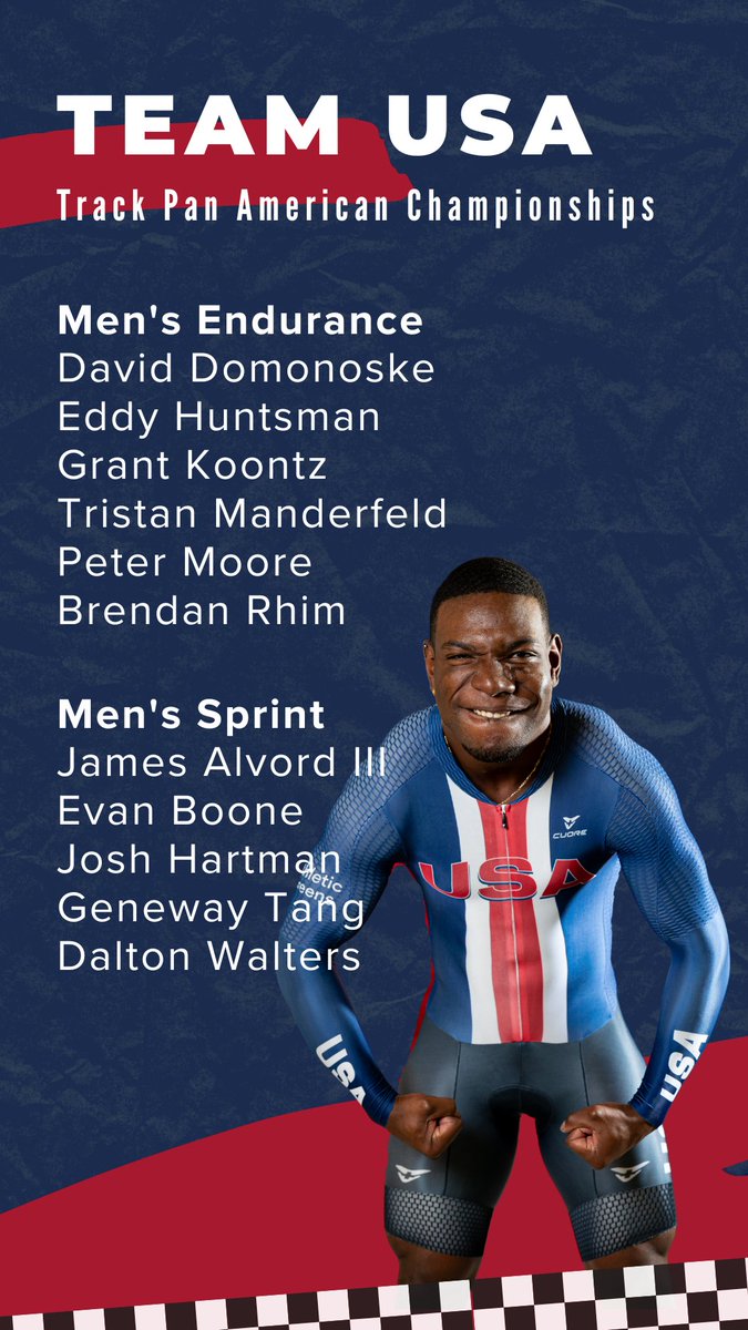 Who is ready for Track Pan Ams?! These athletes will start racing tomorrow in Lima, Peru! 🇵🇪