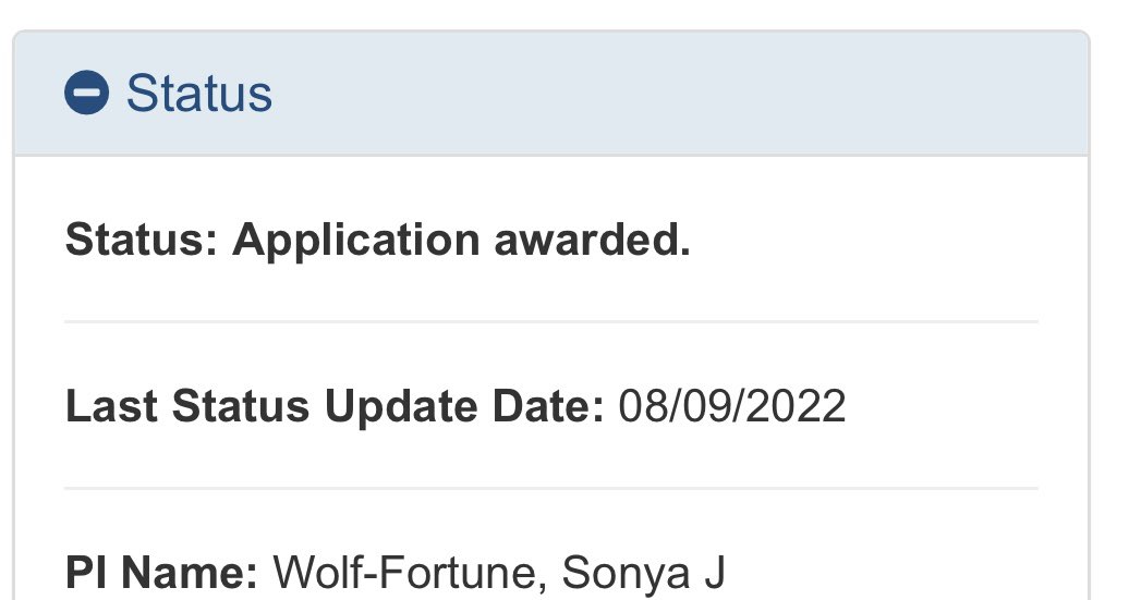 Sonya Wolf-Fortune PhD (@fortunesonya) on Twitter photo I am super excited and honored to share that I’ve been awarded the NIH NIDDK MOSAIC K99/R00!!! I am thankful for my amazing mentor <a href="/BTBKGMD/">Katherine Gallagher</a>, and all my fantastic advisors and colleagues for their support through this journey. I am super excited and honored to share that I’ve been awarded the NIH NIDDK MOSAIC K99/R00!!! I am thankful for my amazing mentor <a href="/BTBKGMD/">Katherine Gallagher</a>, and all my fantastic advisors and colleagues for their support through this journey.