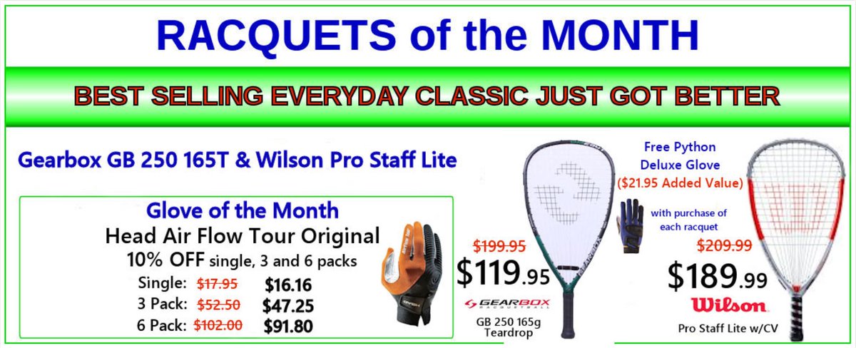 RacquetWorld's tweet photo. It's hot 🥵 in August... And so are our deals! 🔥 Check out our Racquets of the Month.

→ https://t.co/eBFO5P7pBs https://t.co/QuuCmhctDY