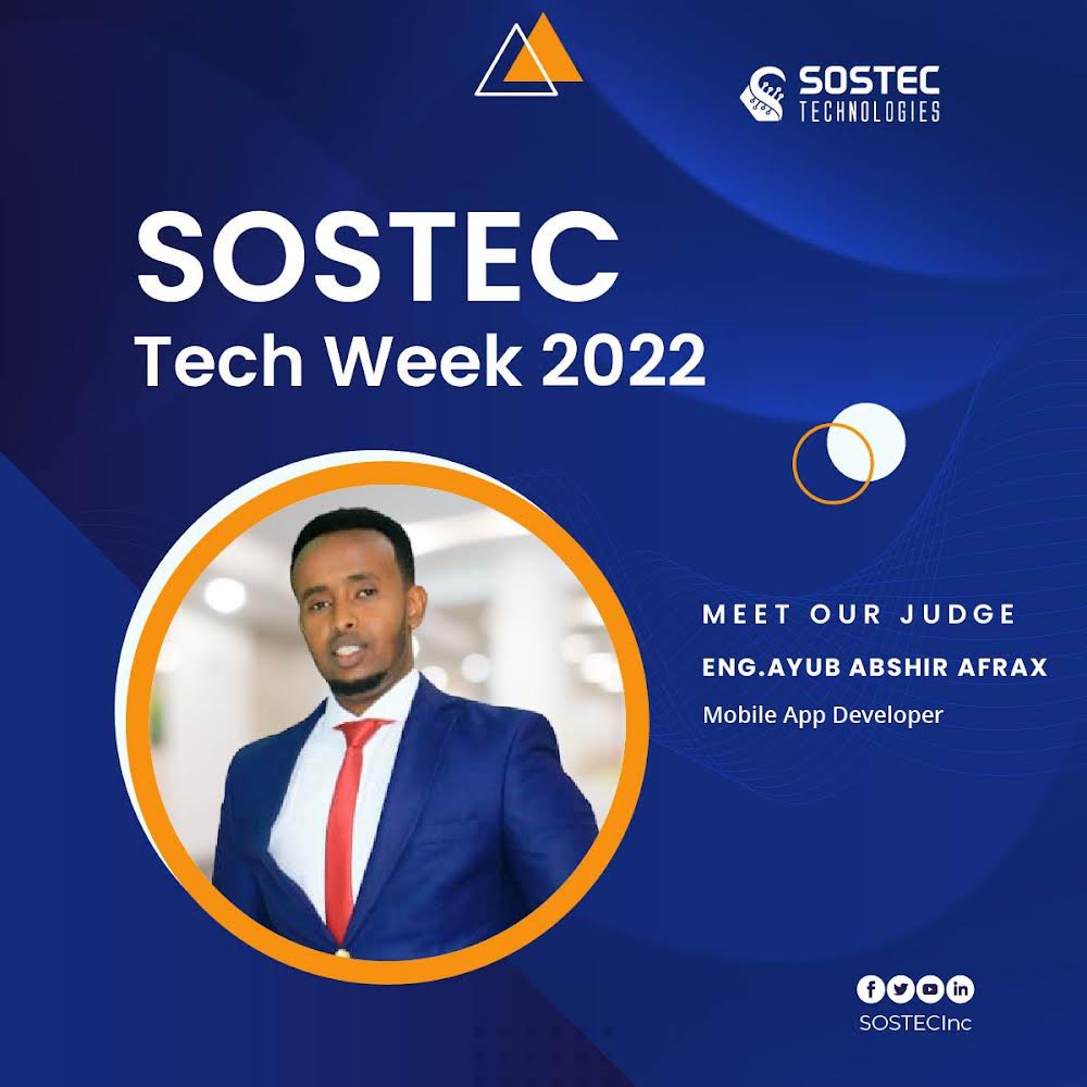 We are supremely grateful for the time and support all of our external judges have so generously given. 
#sostectechweek2022