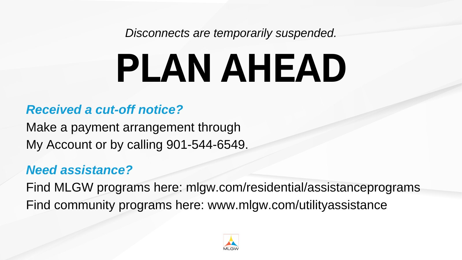 MLGW on Twitter "MLGW understands some customers are struggling to