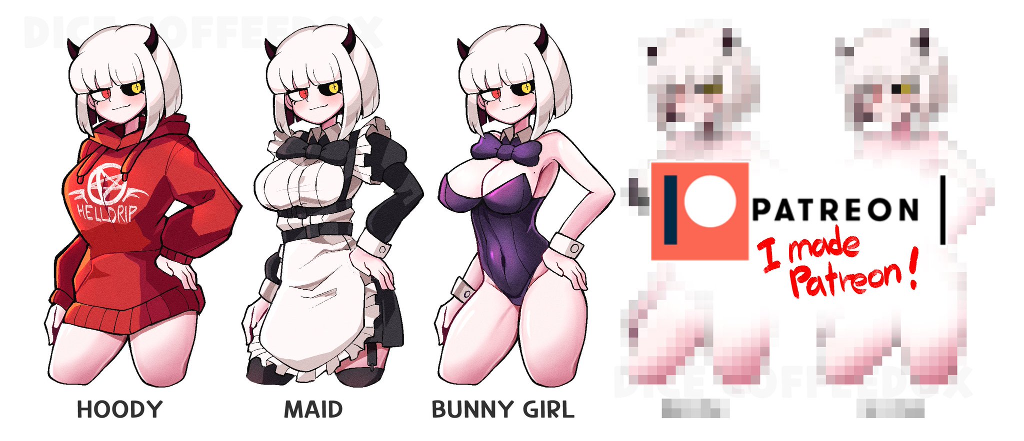Dice CoffeeDox on X: [OC Penny Blossom Outfits Sheet] I chose five of the  clothes that I recommended and put them on Penny. And I recently created a  Patreon site. I made
