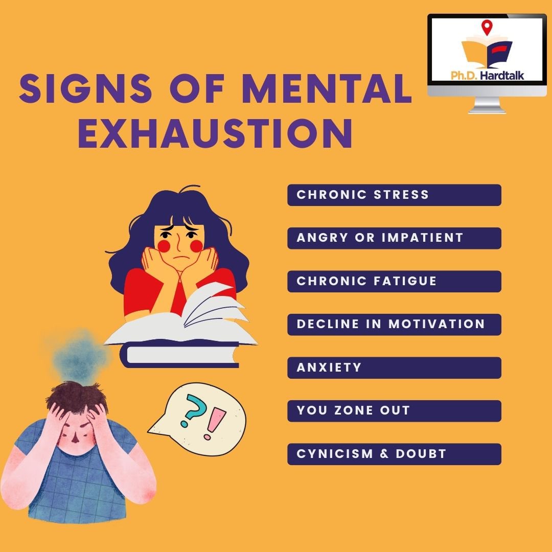 Ph.D. hardtalk (@phdhardtalk) on Twitter photo 📚Signs of mental exhaustion 😓😥
The mental health of university students is often overlooked, but #phdhardtalk guests <a href="/JazliAziz/">Jazli Aziz, PhD</a> & <a href="/RicoScience/">Katy Rico, PhD</a> discuss how it affects their peers in higher education.
Watch full episodes here👇
youtu.be/JJFgviDzQ-g
youtu.be/vaUavISVxlY 📚Signs of mental exhaustion 😓😥
The mental health of university students is often overlooked, but #phdhardtalk guests <a href="/JazliAziz/">Jazli Aziz, PhD</a> & <a href="/RicoScience/">Katy Rico, PhD</a> discuss how it affects their peers in higher education.
Watch full episodes here👇
youtu.be/JJFgviDzQ-g
youtu.be/vaUavISVxlY