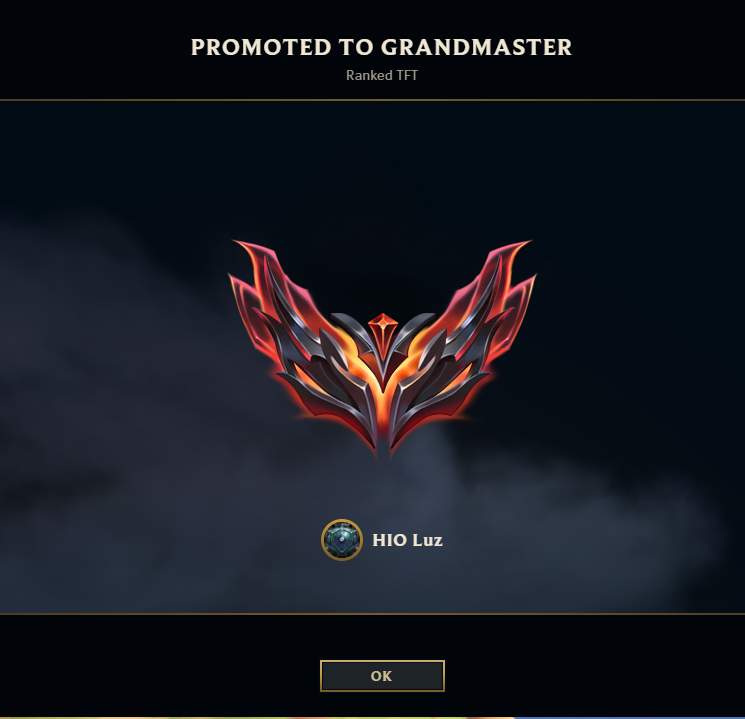 Hit GM in TFT last night! 
Challenger and streams coming soon? 👀